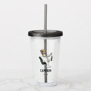 Where the Wild Things Are Max Add Your Name Acrylic Tumbler