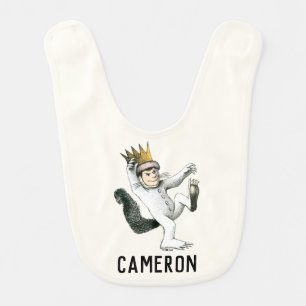 Where the Wild Things Are Max Add Your Name Baby Bib
