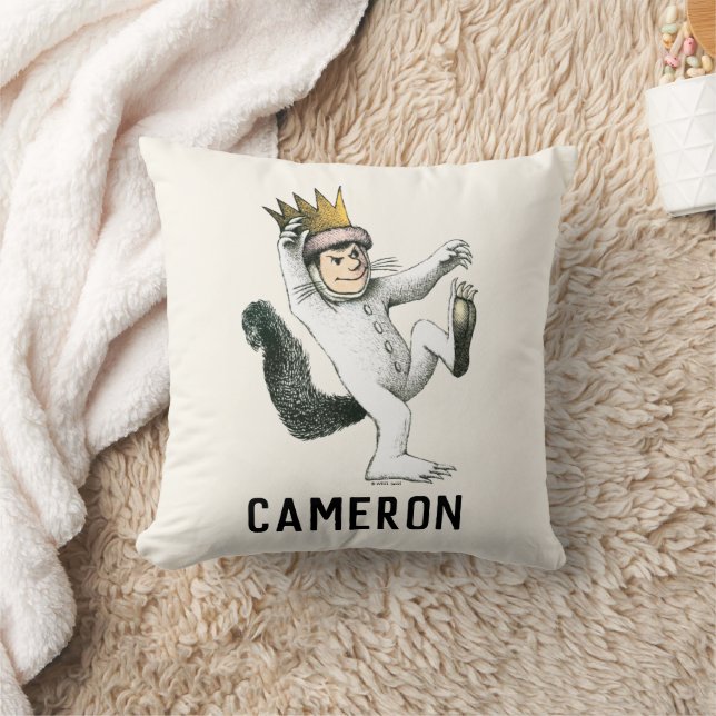 Where the Wild Things Are | Max | Add Your Name Throw Pillow (Blanket)