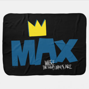 Where the Wild Things Are Max and Crown Baby Blanket