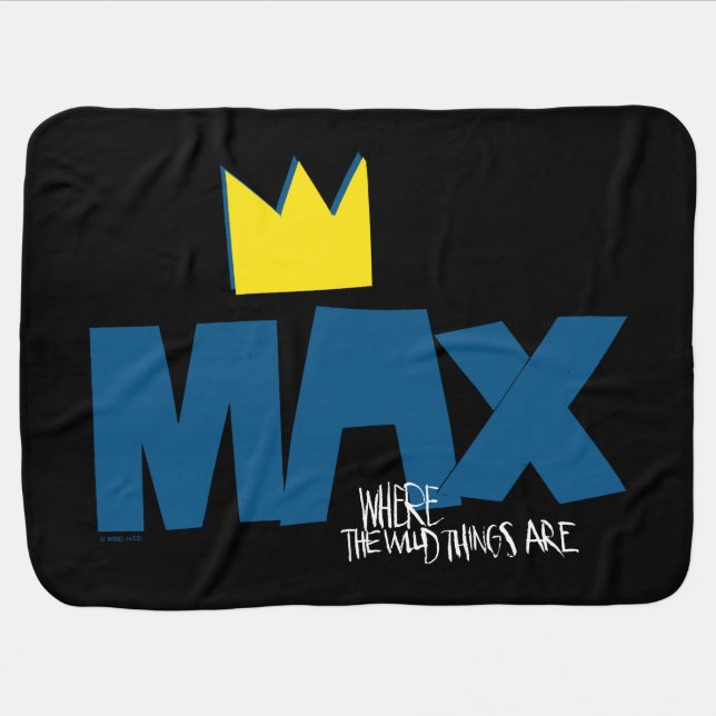 Where the Wild Things Are | Max and Crown Baby Blanket (Horizontal)