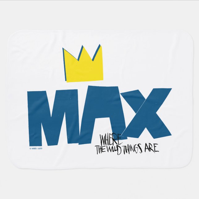 Where the Wild Things Are | Max and Crown Baby Blanket (Horizontal)
