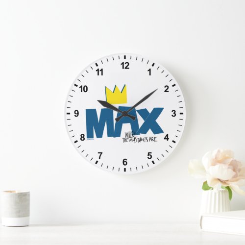 Where the Wild Things Are  Max and Crown Large Clock