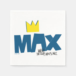 Where the Wild Things Are Max and Crown Napkins