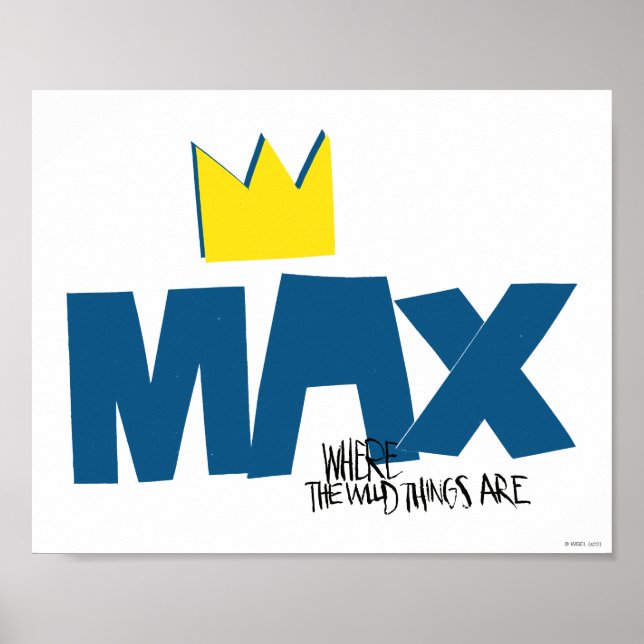 Where the Wild Things Are | Max and Crown Poster (Front)