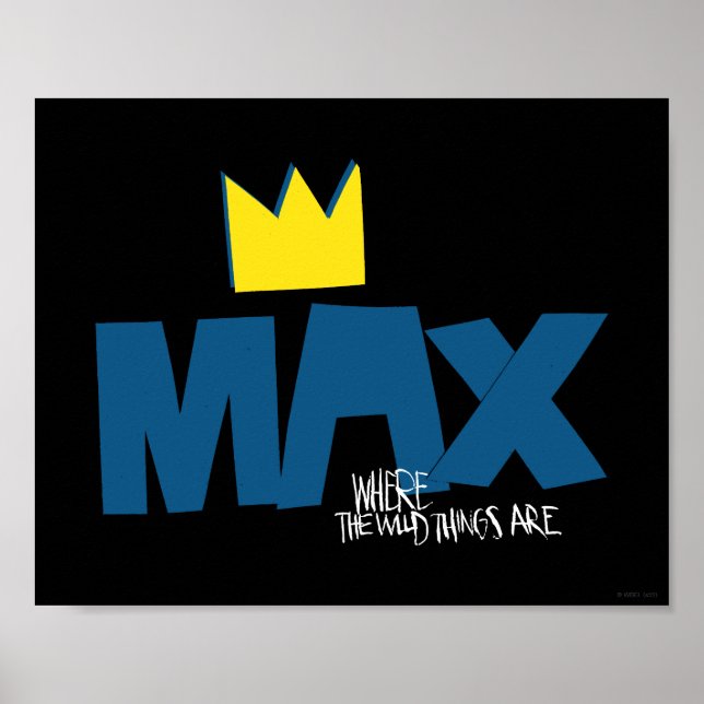 Where the Wild Things Are | Max and Crown Poster (Front)