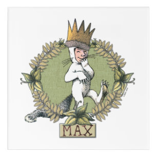 Where the Wild Things Are   Max Badge Acrylic Print