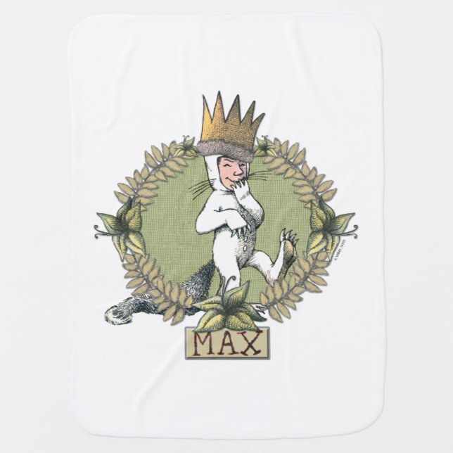 Where the Wild Things Are | Max Badge Baby Blanket (Front)