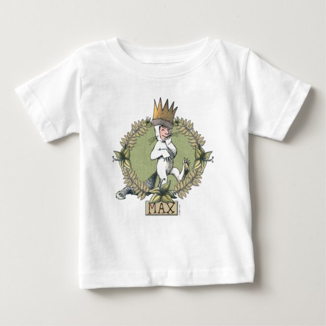 Where the Wild Things Are | Max Badge Baby T-Shirt (Front)