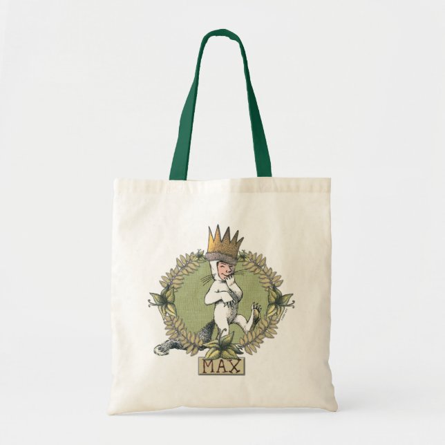 Where the Wild Things Are | Max Badge Tote Bag (Front)