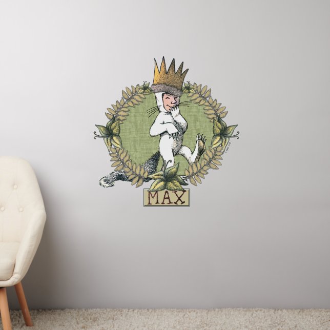 Where the Wild Things Are | Max Badge Wall Decal (Living Room 2)