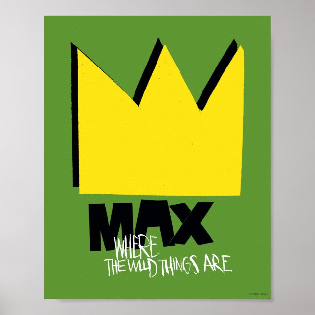 Where the Wild Things Are | Max & Crown Poster (Front)