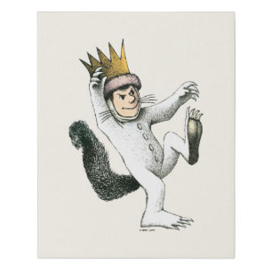 Where the Wild Things Are   Max Faux Canvas Print