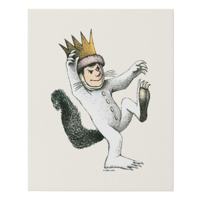 Where the Wild Things Are | Max Faux Canvas Print (Front)