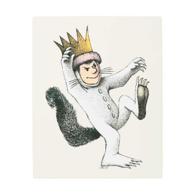 Where the Wild Things Are | Max Metal Print (Front)