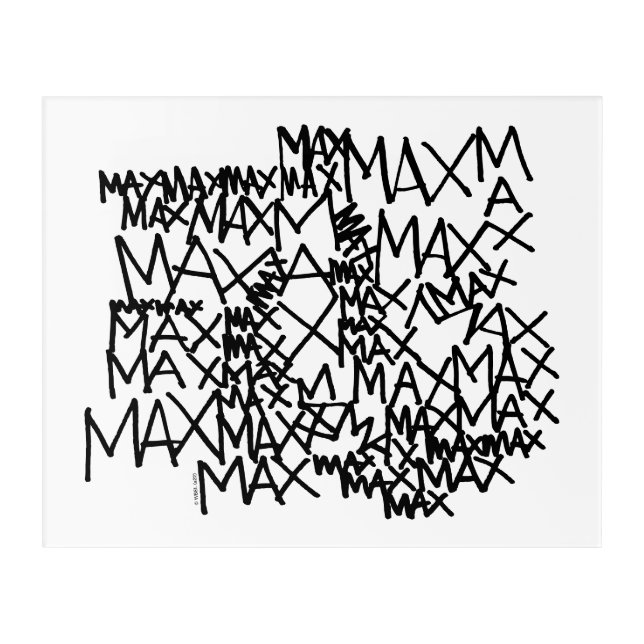 Where the Wild Things Are | Max Repeated Acrylic Print (Front)