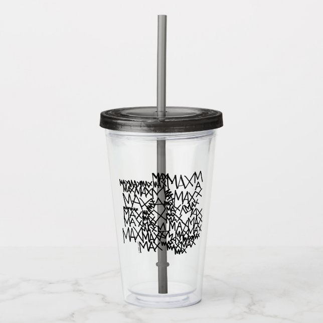 Where the Wild Things Are | Max Repeated Acrylic Tumbler (Front)