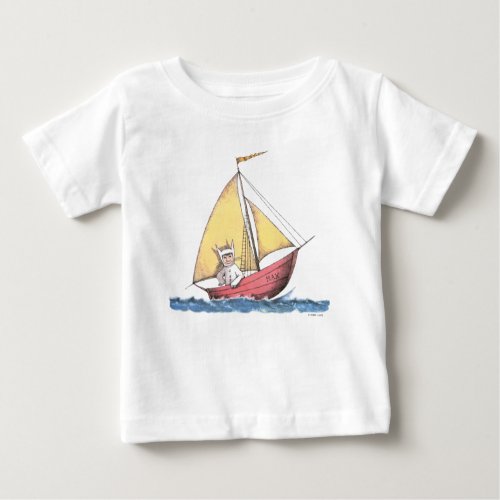 Where the Wild Things Are  Max Sailing Baby T_Shirt