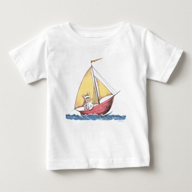 Where the Wild Things Are | Max Sailing Baby T-Shirt (Front)