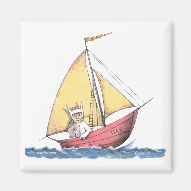 Where the Wild Things Are | Max Sailing Magnet (Front)