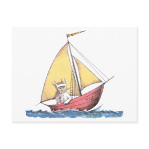 Where the Wild Things Are | Max Sailing Postcard