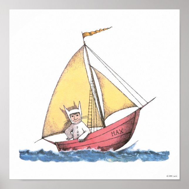 Where the Wild Things Are | Max Sailing Poster (Front)