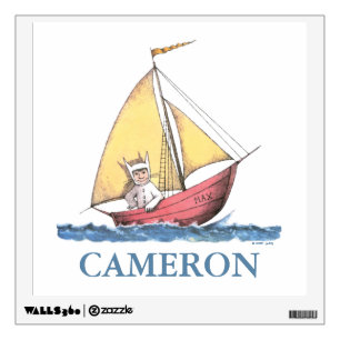 Where the Wild Things Are   Max Sailing Wall Decal