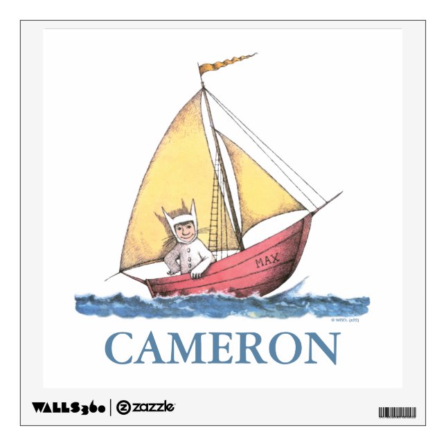 Where the Wild Things Are | Max Sailing Wall Decal (Front)