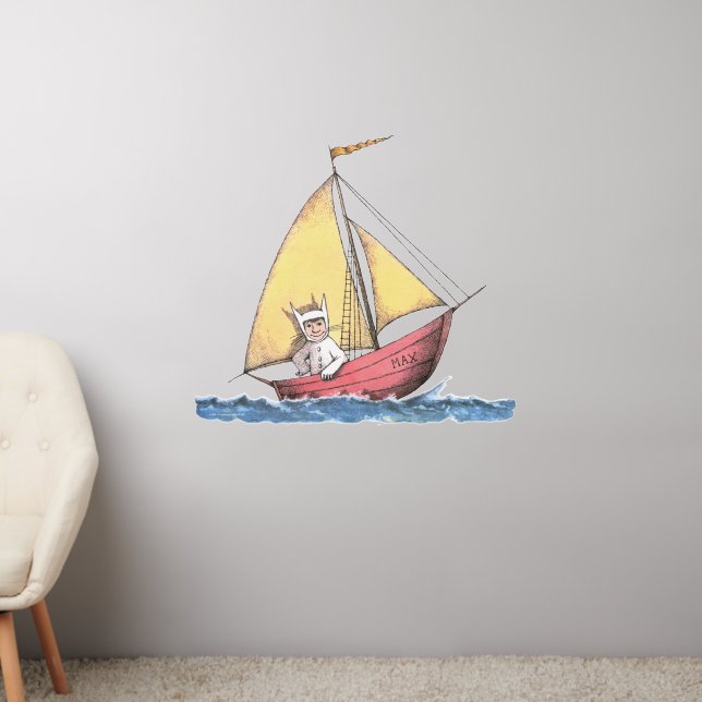 Where the Wild Things Are | Max Sailing Wall Decal (Living Room 2)
