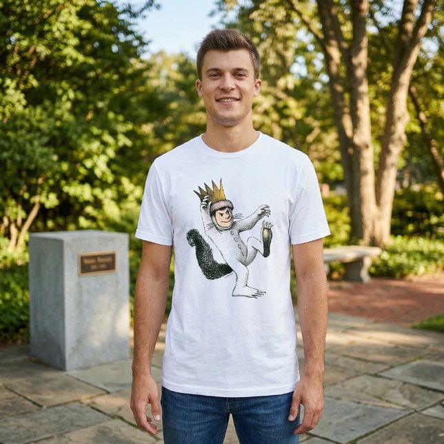 Where the Wild Things Are | Max Tri-Blend Shirt (Generated image of person wearing t-shirt)