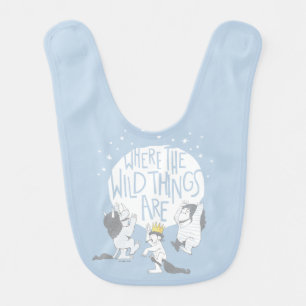 Where The Wild Things Are   Moon & Stars Baby Bib