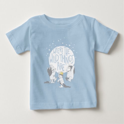 Where The Wild Things Are  Moon  Stars Baby T_Shirt