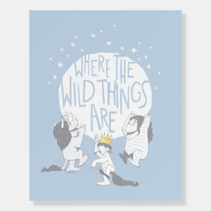 Where The Wild Things Are   Moon & Stars Foam Board