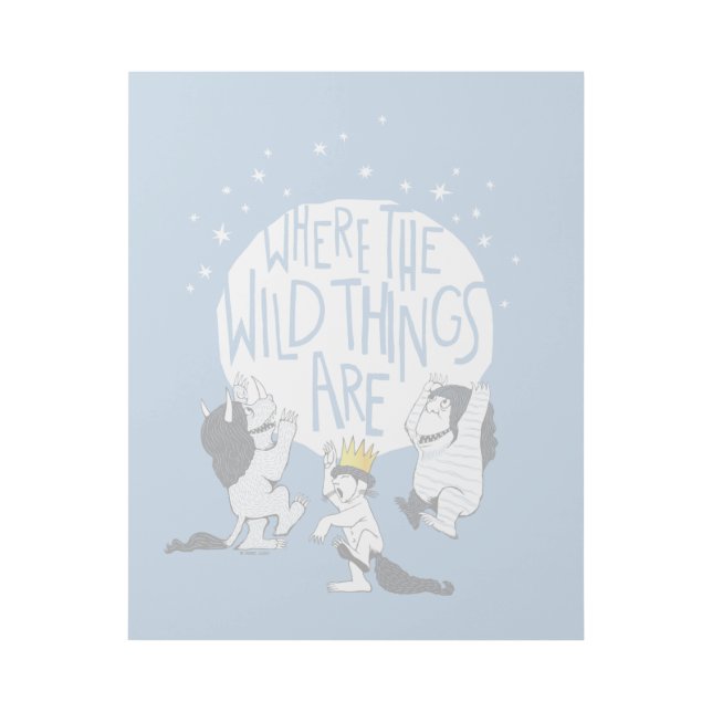Where The Wild Things Are | Moon & Stars Gallery Wrap (Front)
