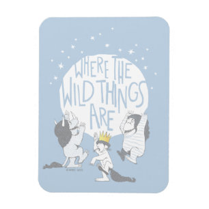 Where The Wild Things Are Moon & Stars Magnet