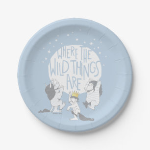 Where The Wild Things Are   Moon & Stars Paper Plates