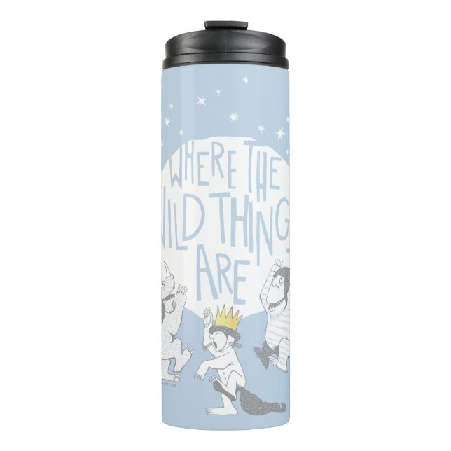 Where The Wild Things Are | Moon & Stars Thermal Tumbler (Front)