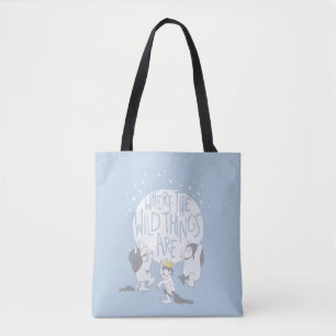 Where The Wild Things Are Moon & Stars Tote Bag