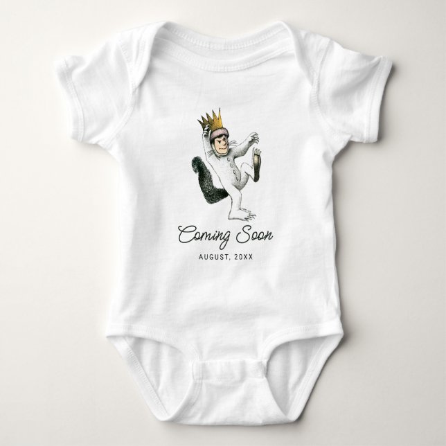 Where The Wild Things Are | New Baby Coming Soon Bodysuit (Front)