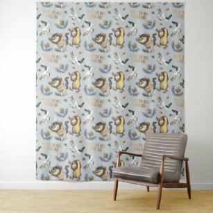 Where the Wild Things Are Pattern   Birthday Tapestry