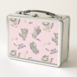 Where the Wild Things Are Pink Star Pattern Metal Lunch Box