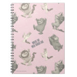 Where the Wild Things Are Pink Star Pattern Notebook