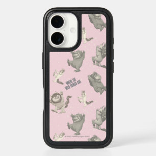 Where the Wild Things Are Pink Star Pattern iPhone 16 Case