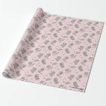Where the Wild Things Are Pink Star Pattern Wrapping Paper