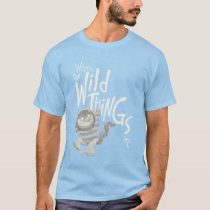 Where the Wild Things Are Quote - Blue T-Shirt