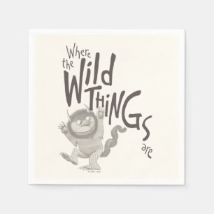 Where the Wild Things Are Quote Napkins
