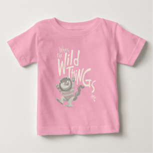 Where the Wild Things Are Quote - Pink Baby T-Shirt