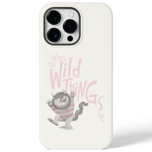 Where the Wild Things Are Quote - Pink Case-Mate iPhone 14 Pro Max Case