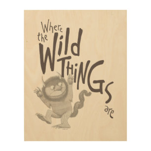 Where the Wild Things Are Quote Wood Wall Art