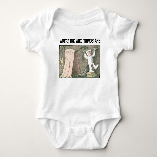 Where The Wild Things Are | Scene 1 Baby Bodysuit (Front)